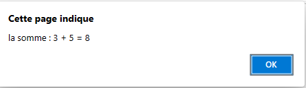 utiliser balise Script JavaScript exercice corrigé