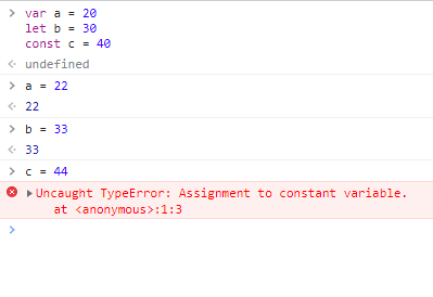 déclaration de variables exemple 3