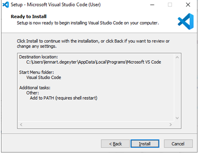 installer Visual code