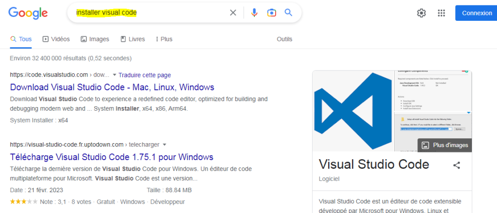 installer Visual code