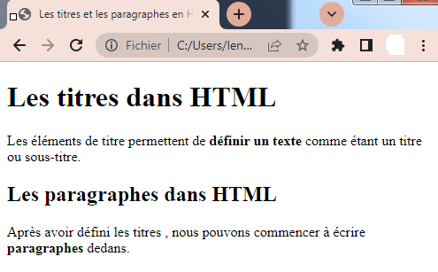 Les balises <b> et <strong>