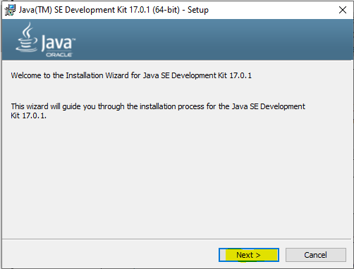 Préparation de l'environnement de développement Installation JDK