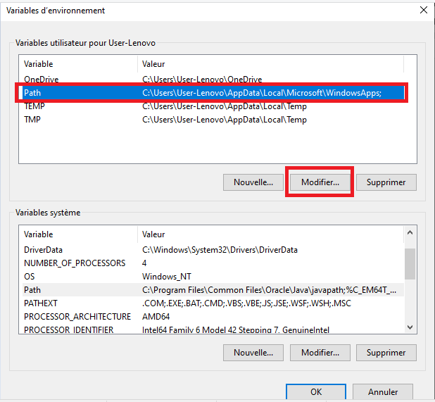 Installation JDK