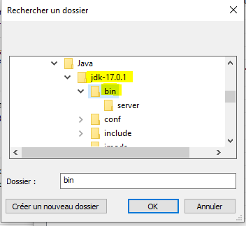 Installation JDK