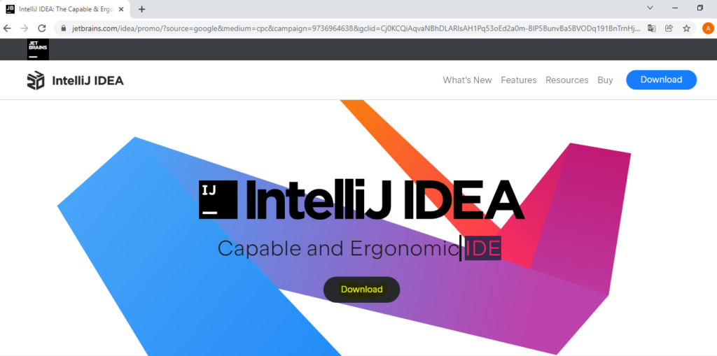 installation intelliJ