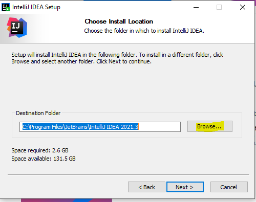 installation intelliJ